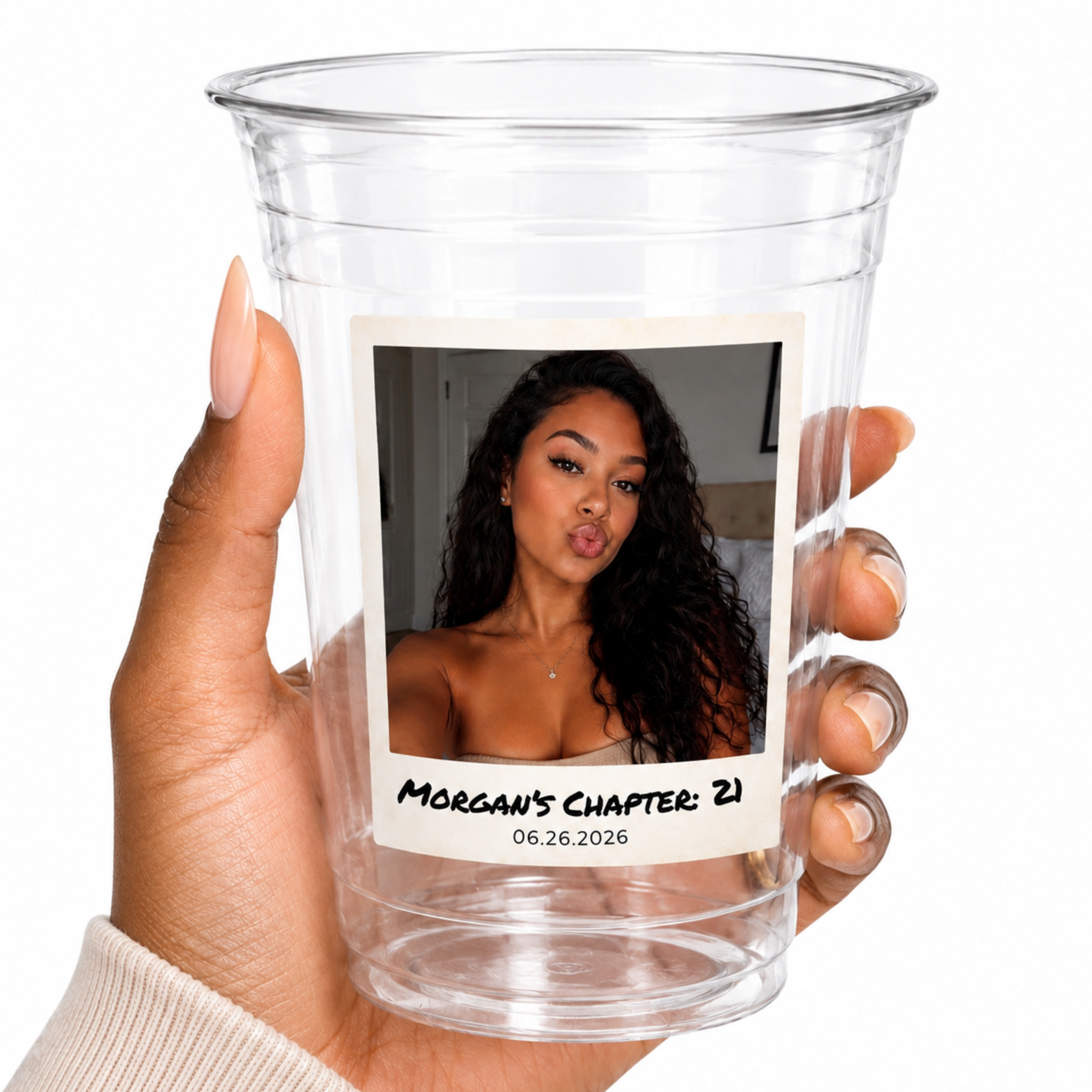 Custom Photo Party Cups | Personalized 16 oz Plastic Cups