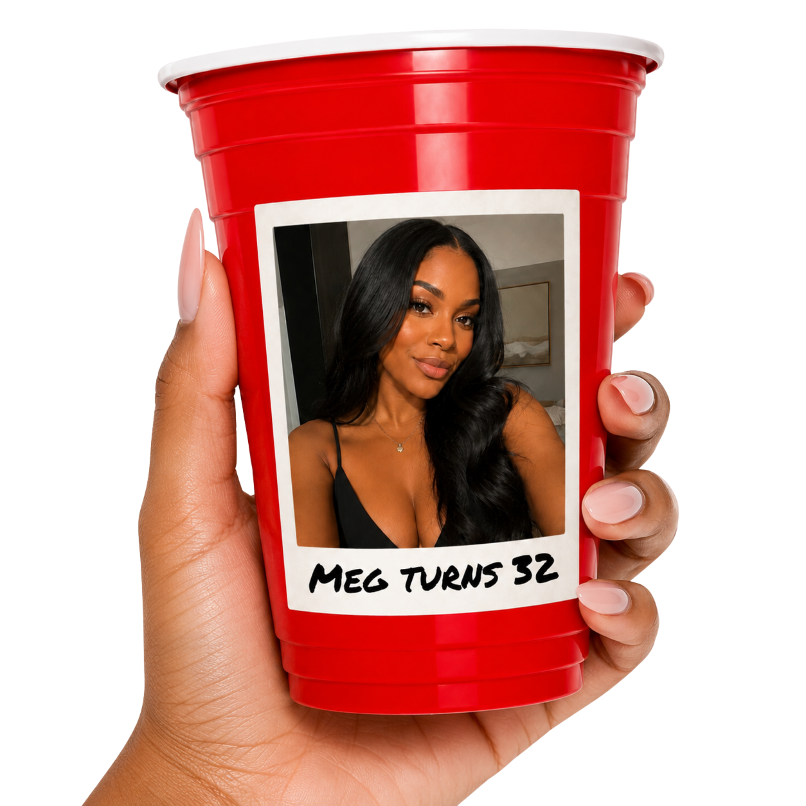 Custom Photo Party Cups | Personalized 16 oz Plastic Cups