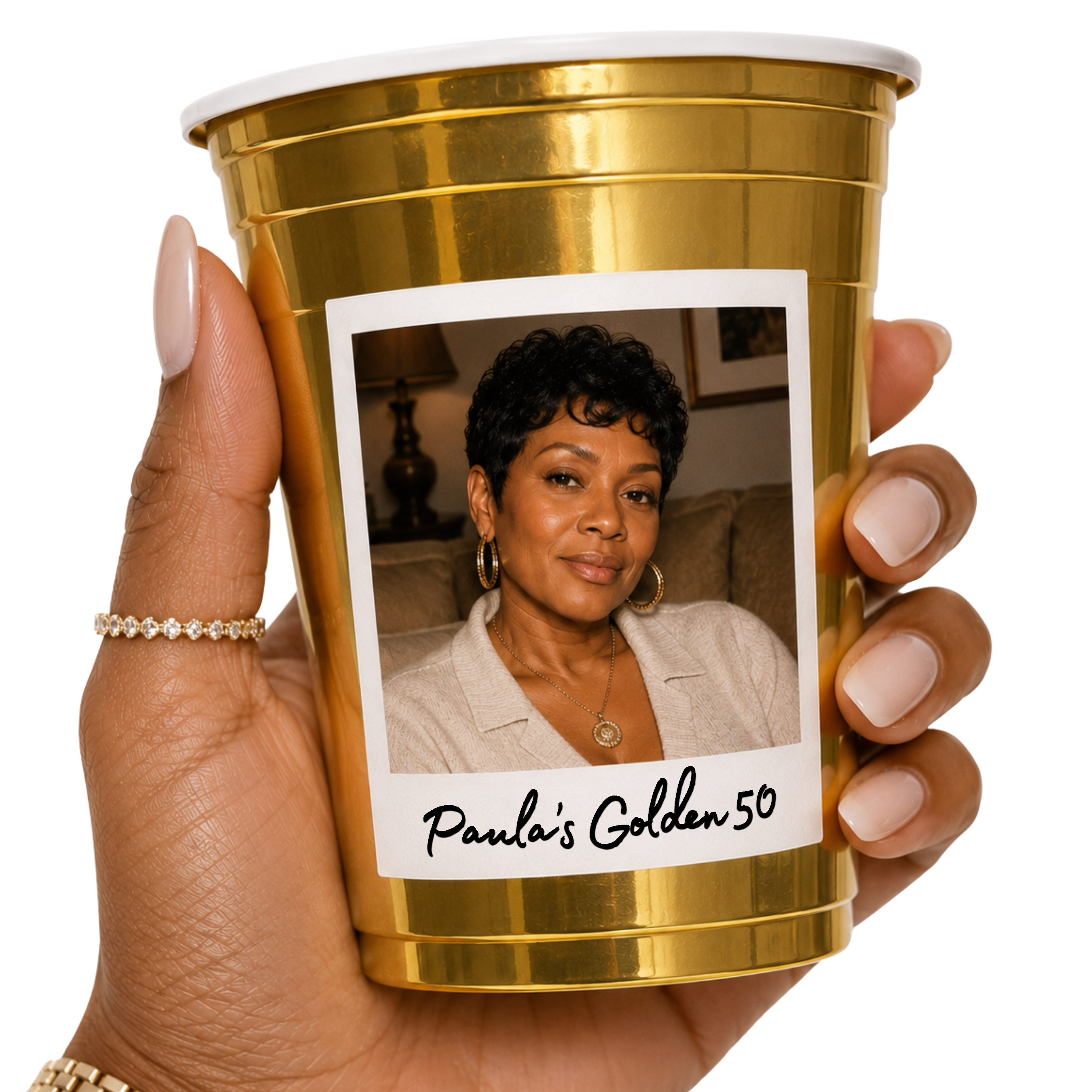 Custom Photo Party Cups | Personalized 16 oz Plastic Cups